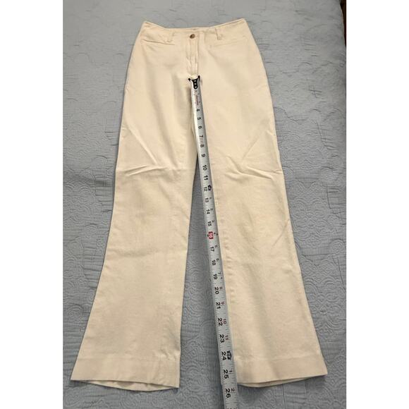 90s Alberto Biani White Tailored Pants Italy 40 Trousers Minimal Quiet Luxury S - Picture 4 of 5